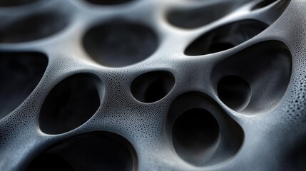Abstract Textured Surface with Irregular Holes