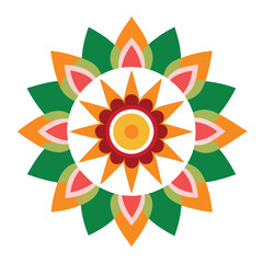 Mandala indian art Vector Illustration
