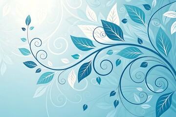 Abstract Floral Gradient Background Collection