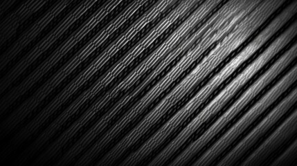 Obraz premium Abstract Black and White Diagonal Pattern with Textured Lines