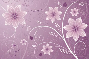 Abstract Floral Gradient Background Collection