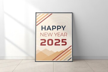 Poster Design Happy New Year 2025
