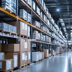 inventory management, stock control, advanced control panel, smart alerts, minimalist design, sophisticated layout, technology-infused workspace