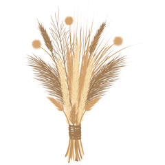 Fototapeta premium dried flower bouquet
