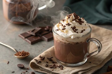 chocolate with marshmallows