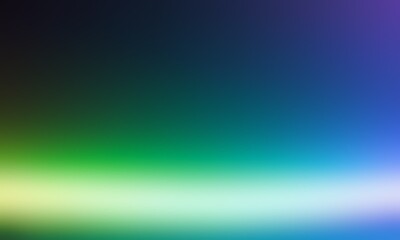Abstract blurred background image of green, blue colors gradient used as an illustration. Designing posters or advertisements.