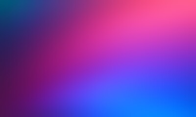 Abstract blurred background image of blue, purple, pink colors gradient used as an illustration. Designing posters or advertisements.