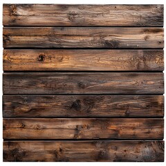 Obraz premium Textured wooden planks arranged horizontally, perfect for backgrounds or design elements.