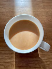 モーニングコーヒー牛乳入り