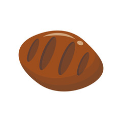 Sweet and Yummy Dessert Chocolate. Chocolate Day Celebration. Cartoon Vector Illustration.