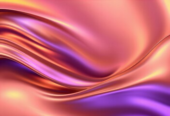 Fototapeta premium Picture Metallic texture, abstract art, flowing lines, rich colors.