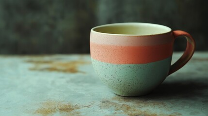 nice elegant vintage tea cup, with colors