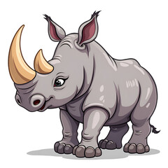 Obraz premium Embrace the beauty of nature and all its creatures with a whimsical perspective, digital illustration of cartoon animal character concept.