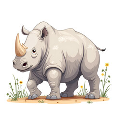 Fototapeta premium Embrace nature s strength and protect its majestic creatures for future generations, digital illustration of animal representation concept.