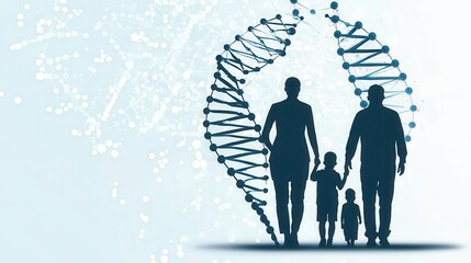 Family with multigenerational genetic test results, managing hereditary health risks