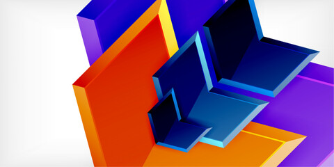 Technology dynamic arrow geometric background. Vector Illustration For Wallpaper, Banner, Background, Card, Book Illustration, landing page