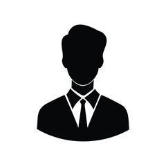 elegant male silhouette design for professional and artistic vector projects