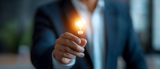 Businessman Touching Digital Screen Displaying Coding and Big Data for Machine Learning Innovation in Information Technology  Futuristic Concept of Data Driven Business and Digital Transformation