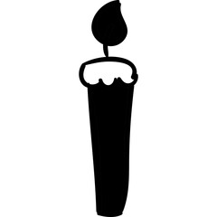 Happy birthday single vector icon