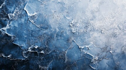 Obraz premium Abstract Blue Textured Wall with Cracked and Chipped Paint