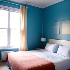 room with bed generative ai