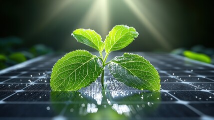 Harnessing solar energy to promote sustainable plant growth in a green future