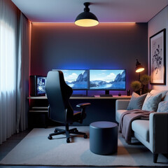 Computer game room