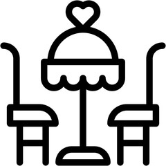 Vector Icon Dinner, Love And Romance, Valentines Day, Valentine, Relationship
