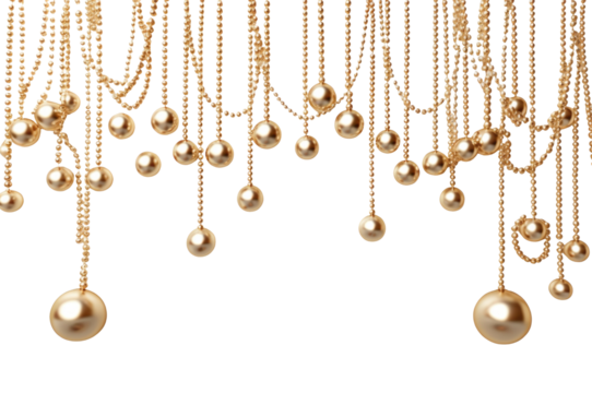 PNG Gold elegant hanging golden.