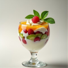 Delicious Moments: A Cup of Yogurt