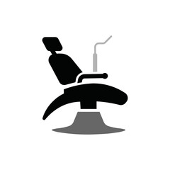 Dentist Chair icon illustartion flat