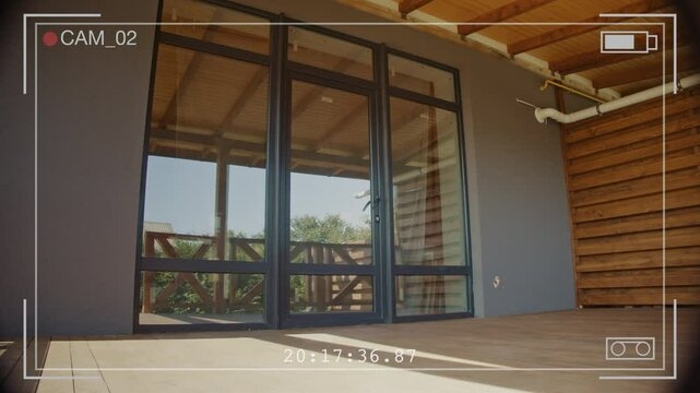 Security Camera Footage Shows Armed Burglars in Masks Forcibly Breaking Into a Home. Importance of Advanced Home Security Systems and Surveillance to Prevent Such Dangerous Criminal Activity.