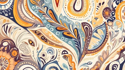 Abstract Watercolor Pattern