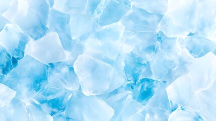 Blue Ice Cubes Texture