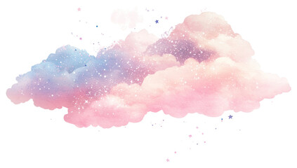 PNG Radiant nebula glow cloud art illustration.