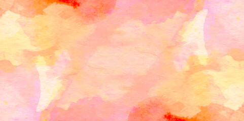 Abstract bright texture of pink in yellow paint background, Splash acrylic colorful background, beautiful watercolor background for your design, perfect for creative designs, artistic projects.	