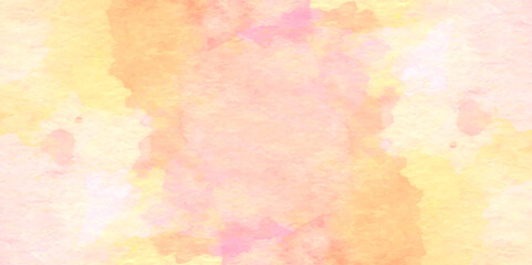 Abstract bright texture of pink in yellow paint background, Splash acrylic colorful background, beautiful watercolor background for your design, perfect for creative designs, artistic projects.	
