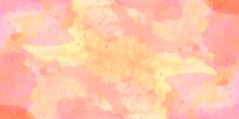 Abstract bright texture of pink in yellow paint background, Splash acrylic colorful background, beautiful watercolor background for your design, perfect for creative designs, artistic projects.	
