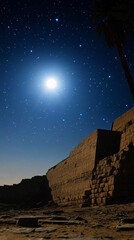 Islamic Greeting Cards for Muslim Holidays. Ramadan Kareem background. Eid Mubarak, greeting background with lantern, Mosque
