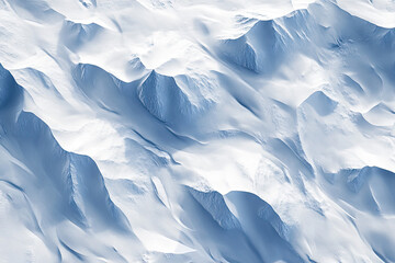 Obraz premium Natural snow texture. Snowy ground. Winter background with snow patterns. Closeup top view.