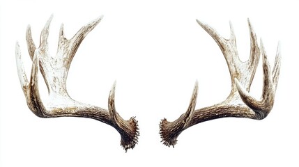 Fototapeta premium Majestic Whitetail Deer Antlers Hunting Trophy Wildlife Nature