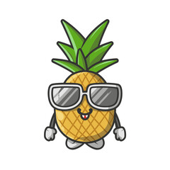 illustration of pineapple