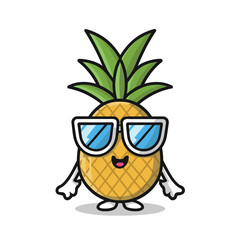 illustration of a pineapple