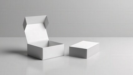 Elegant tarot cards mockup showcasing a blank card box with an open lid and stack of rounded cards, designed for easy customization.