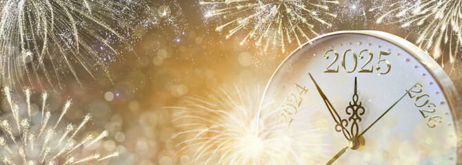 2025 Happy new year fireworks