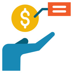 money coin business plan innovation support flat style