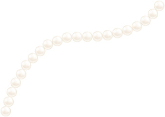 Coquette curved pearl