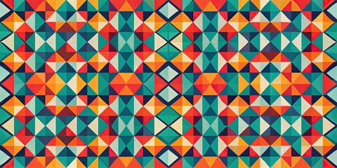 Abstract geometric pattern inspired by shapes