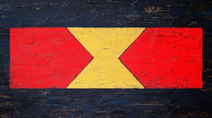 Geometric Poster for Garage Sale Event