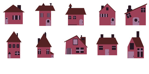 Cute House Illustration